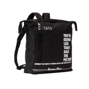 Ally Capellino Guerrilla Girls black rucksack